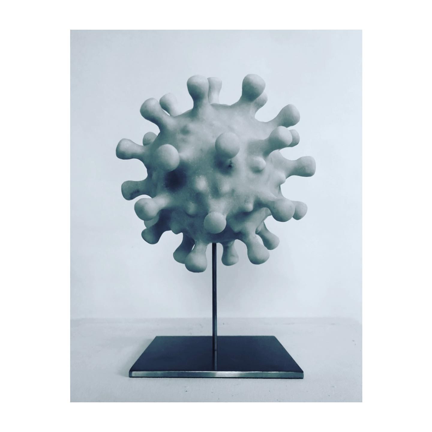 I am « Omicron »
The classical hand enrobes with harmony the artist's curiosity for his time: an open dialog between the sense and the spirit...
-
-
Vincent Du Bois
« Covid »
White Carrara Marble - 2021
25x25 cm
Contact in bio for more information / Price upon request
-
-
#covid19 #virus #omicron #carraramarble #sculpture #italianartist #marble #artwork #art #onlinegallery #artoftheday #geneva #wynwood #frenchriviera #collectingcontemporary #artadvisory #artcollection @1stdibs @gauchetfineart